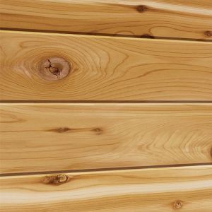 Cedar Woodgrain accent wall panels are a popular choice for interior finishes with its warmth, character, and a touch of the outdoors into interior spaces.. Features joints that overlap to conceal seams and easy peel and stick backing.